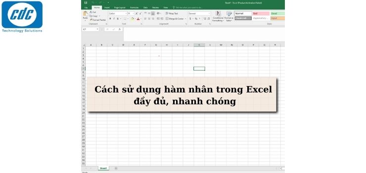 Cách sử dụng hàm nhân trong Microsoft Excel đầy đủ, nhanh chóng