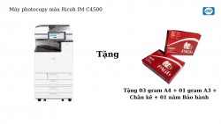 Máy photocopy màu Ricoh IM C4500 (Copy/In/Scan/40trang/phút)