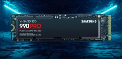 SSD SAMSUNG 990 PRO 1TB PCIE NVME 4.0X4 - (MZ-V9P1T0BW)