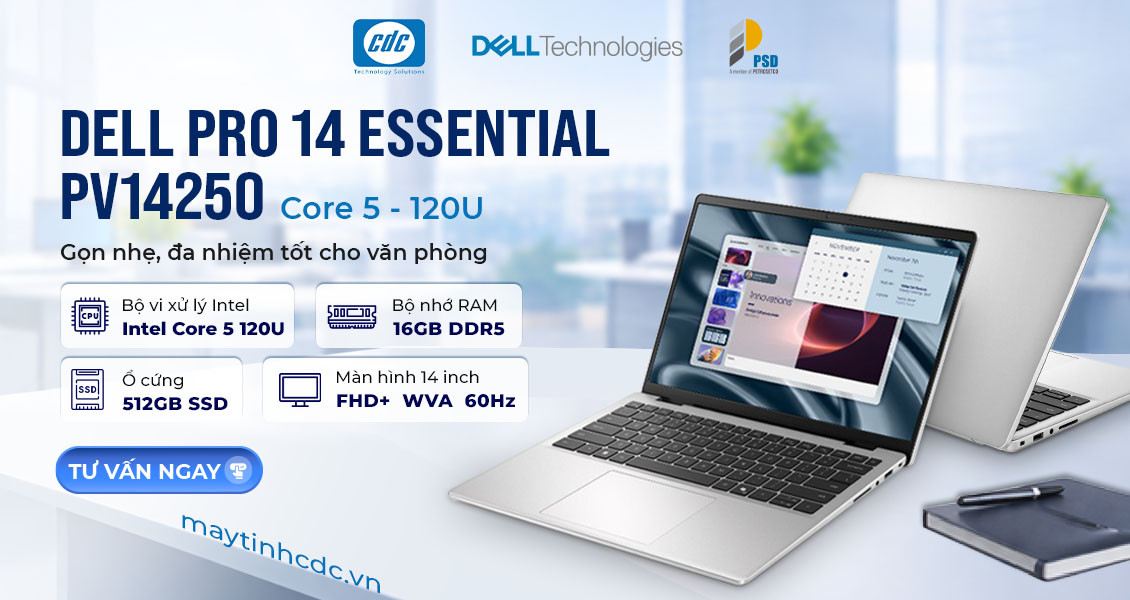 Laptop Dell Pro 14 Essential PV14250 core 5
