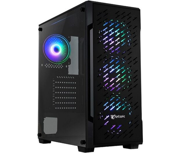 JETEK Squid Game R22 – Case mid‑tower phong cách, kính cường lực