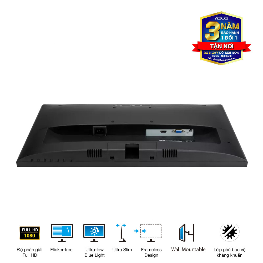 màn hình FHD IPS dễ dùng, mượt hơn 60Hz và có chính sách bảo hành dài