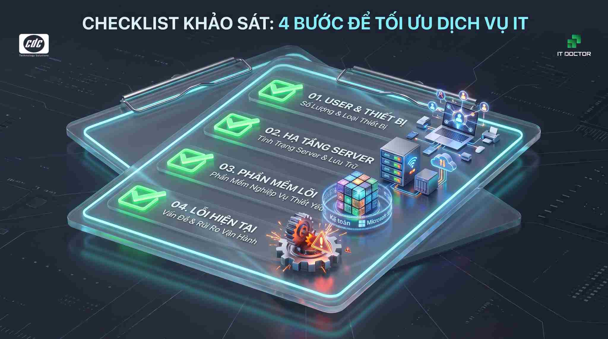 4 thông tin cần chuẩn bị để nhận tư vấn phạm vi dịch vụ IT chính xác