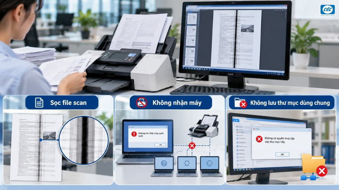 Các lỗi thiết bị văn phòng thường gặp (1)