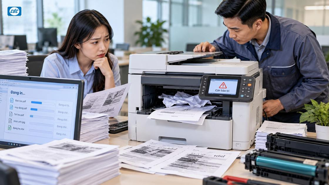 Dùng máy in liên tục có làm giảm tuổi thọ máy