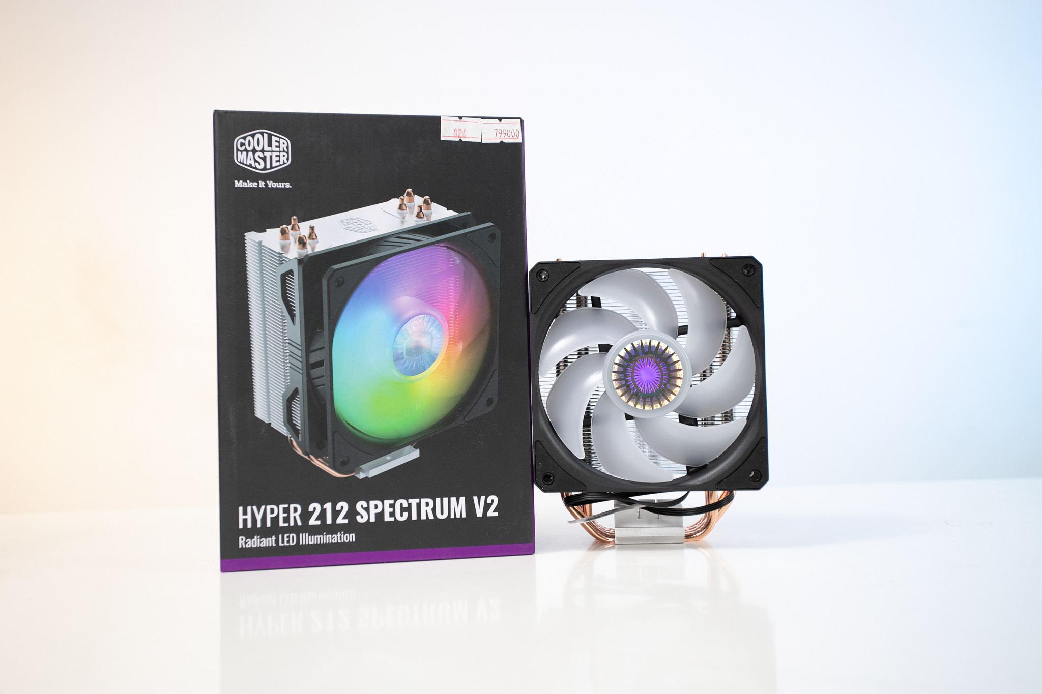 Cooler Master Hyper 212 Spectrum V2 – Quạt tản khí RGB đẹp mắt, giá mềm