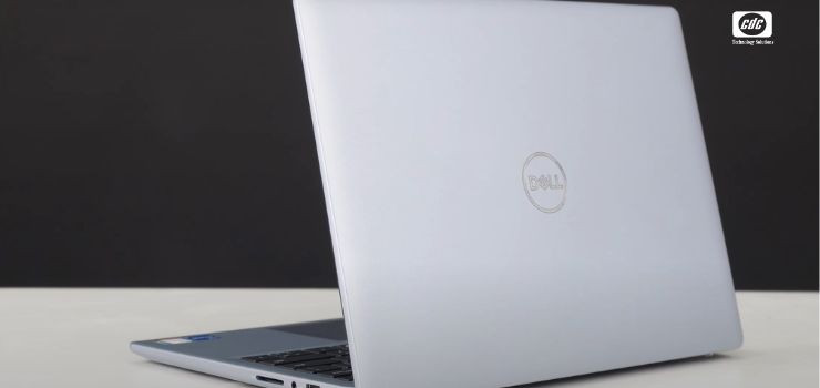 Laptop Dell Inspiron 5440 7FN5J thiết kế hiện đại với các góc bo tinh tế.