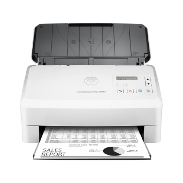 HP ScanJet Enterprise Flow 5000 s4 là máy quét tài liệu tốc độ cao với khả năng quét hai mặt tự động, đạt tốc độ lên đến 50 trang/phút. 