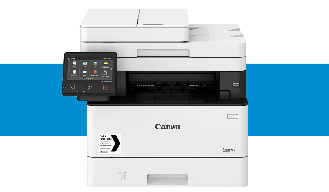 Canon MF449X – Máy in laser trắng–đen, ADF đảo mặt, Wi‑Fi