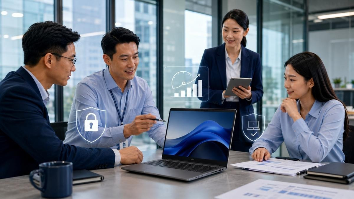 Ba tiêu chí bảo mật độ bền và hiệu suất khi chọn laptop cho doanh nghiệp