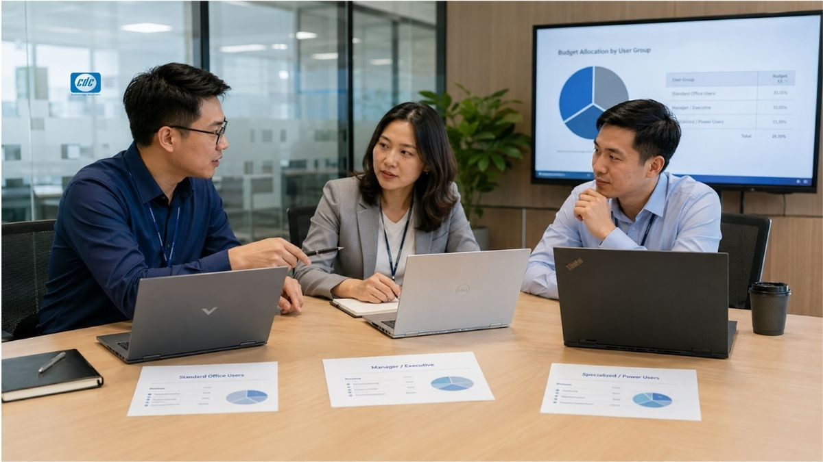 Cân bằng ngân sách khi chọn laptop doanh nghiệp theo bảo mật độ bền và hiệu suất