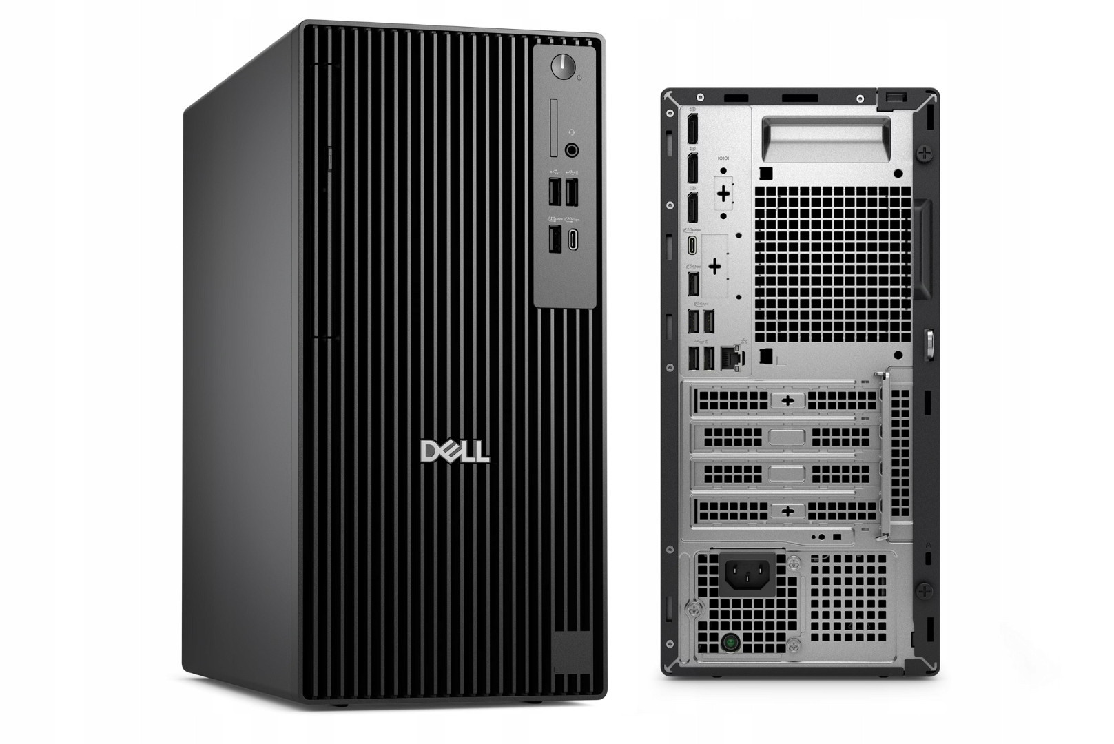 Dell Tower ECT1250 có thiết kế tower nhỏ gọn, dễ bố trí trong văn phòng
