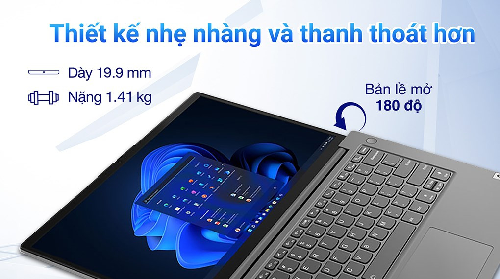 Lenovo V14 G4 IRU là một công cụ học tập và làm việc bền bỉ, phù hợp cho các bạn trẻ năng động