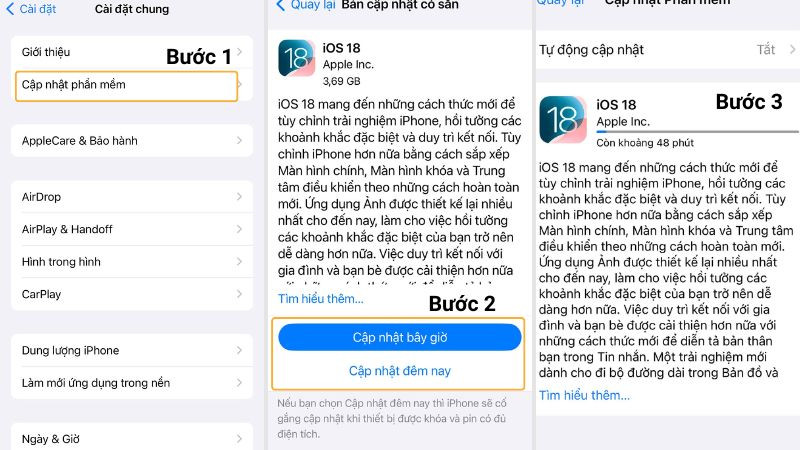Cập nhật hệ điều hành và ứng dụng thường xuyên