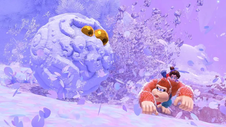 Donkey Kong Bananza cho phép người chơi khám phá và biến hình thành để vượt qua thử thách