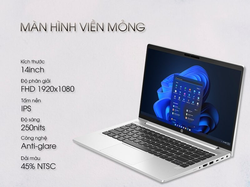 Sản phẩm sở hữu màn hình kích thước 14 inch Full HD (1920 x 1080) với công nghệ IPS, mang đến góc nhìn rộng và màu sắc trung thực