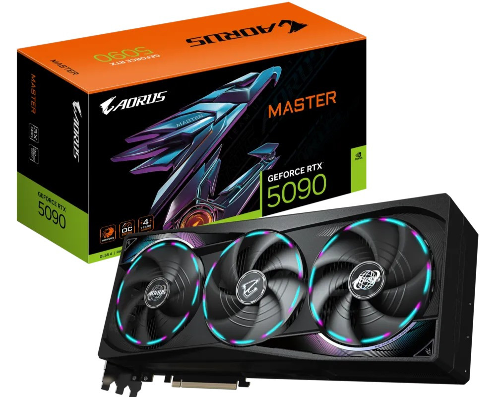 GIGABYTE AORUS RTX 5090 MASTER hứa hẹn thay đổi cuộc chơi trong cả gaming lẫn AI