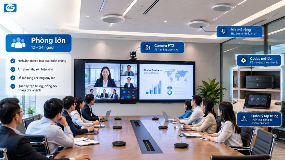 Chọn thiết bị hội nghị HP Poly theo quy mô phòng họp (2)