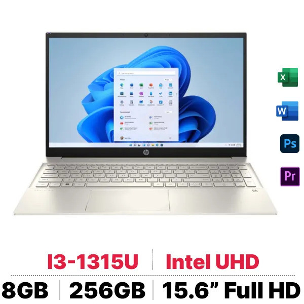 Laptop HP Pavilion 15-eg3098TU 8C5L9PA  sử dụng bộ vi xử lý Intel Core i3-1315U