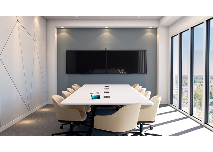 Khác với hầu hết camera hội nghị chỉ dùng 1 ống kính, Poly trang bị đến 2 camera 4K.