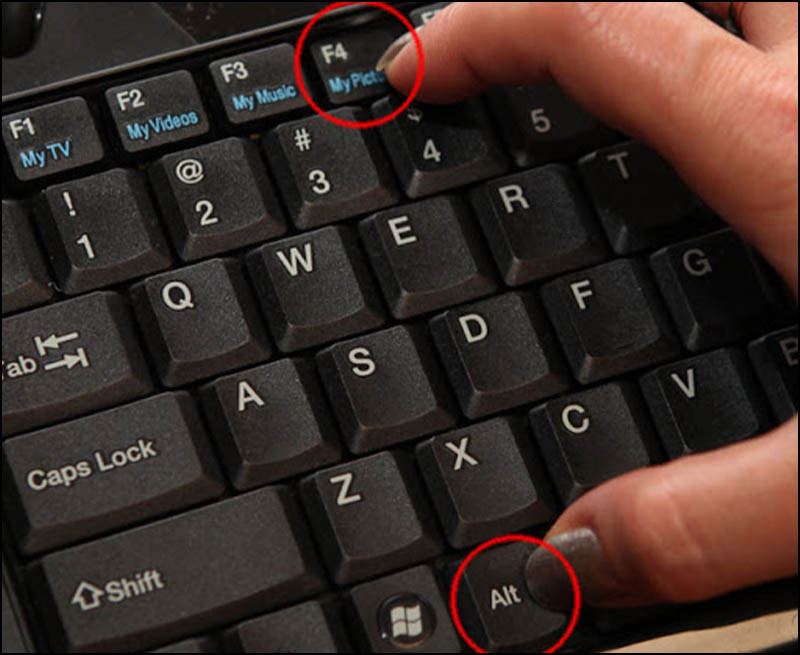 Alt + F4 là tổ hợp quen thuộc để đóng cửa sổ hiện tại. Đây là cách tắt chương trình nhanh mà không cần dùng chuột.