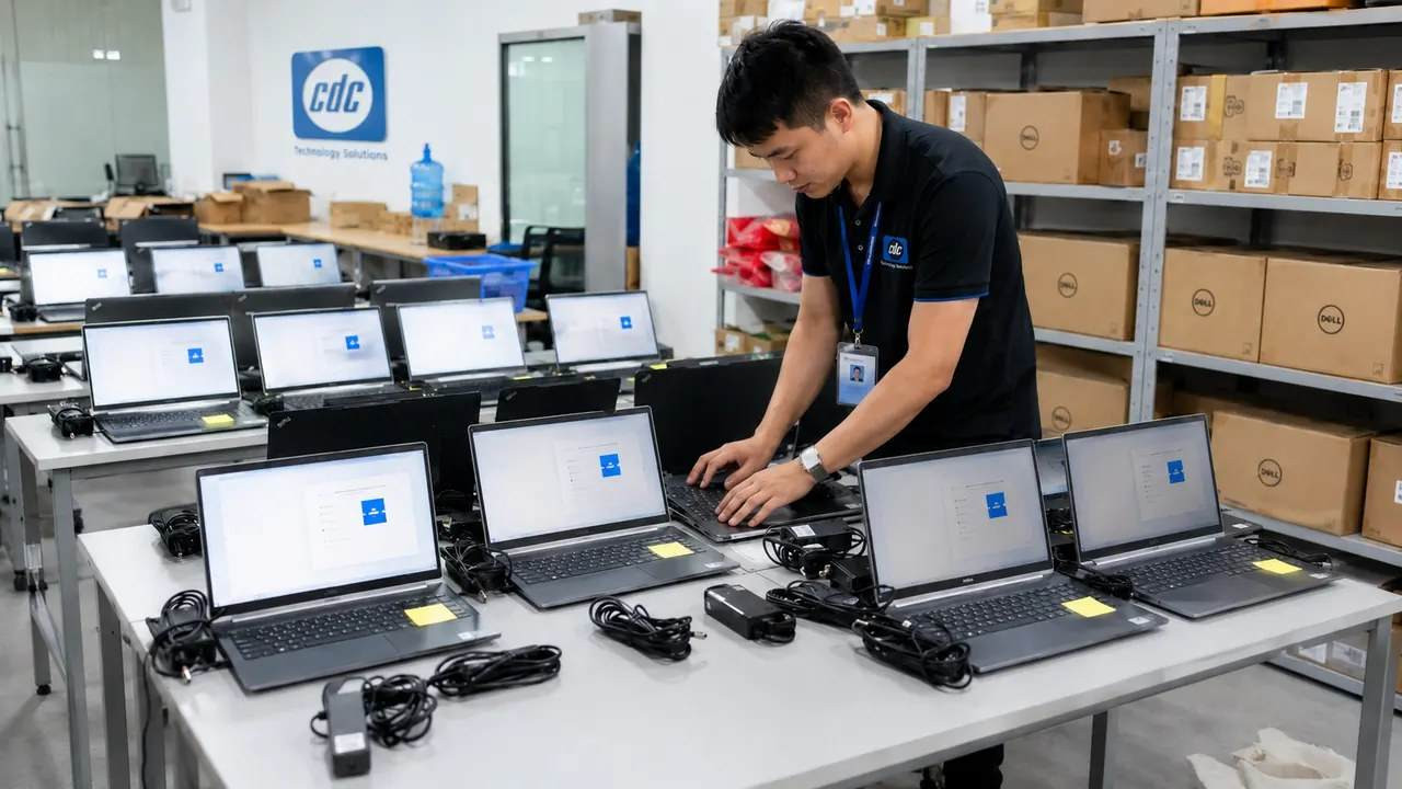 Triển khai laptop doanh nghiệp số lượng lớn