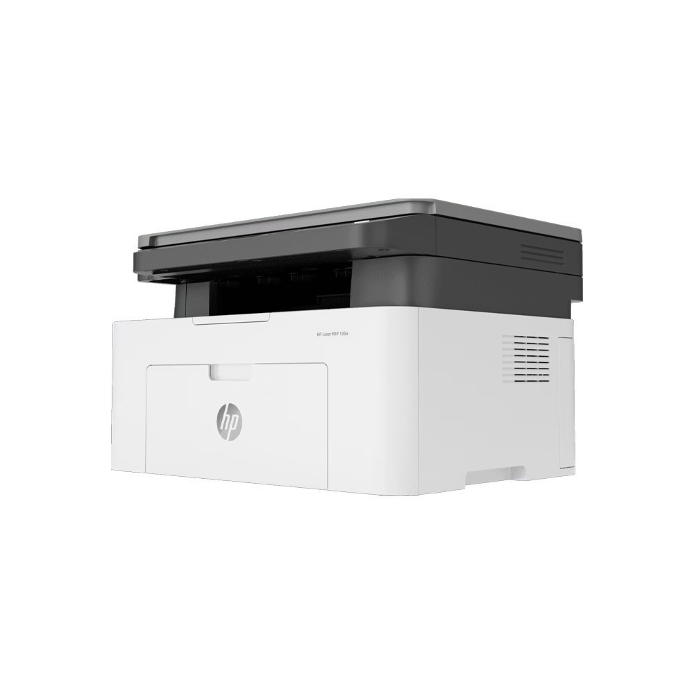 HP Laser MFP 136a 4ZB85A sử dụng cổng kết nối USB 2.0, phù hợp lắp đặt cho một máy tính cố định hoặc một vị trí in riêng trong văn phòng.