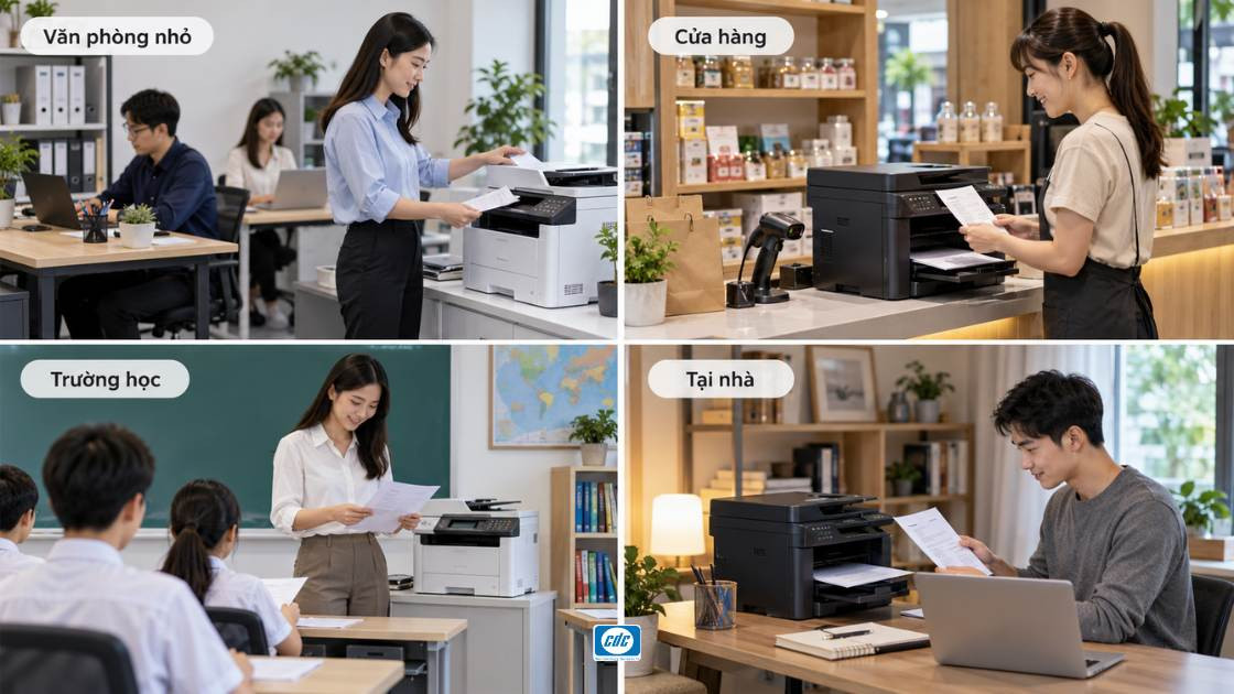 Máy in đa năng phù hợp môi trường nào