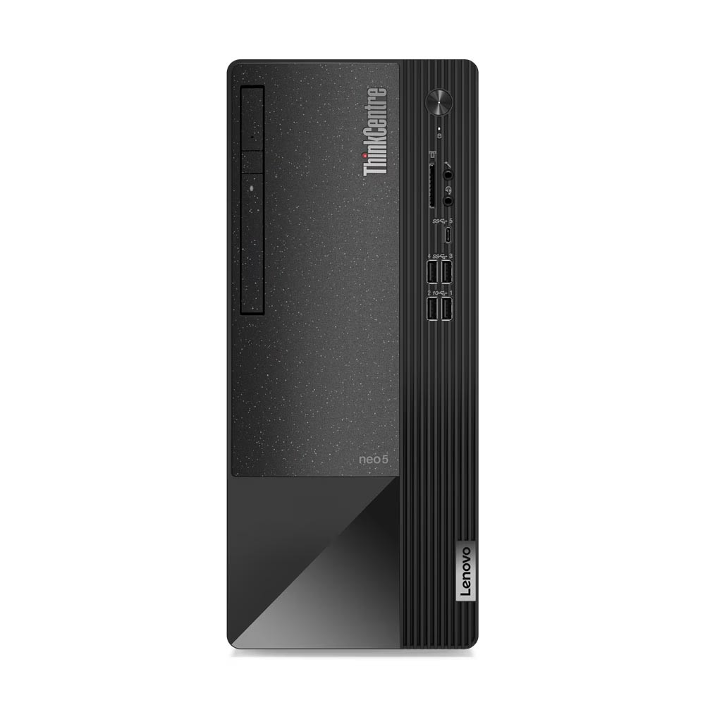 Với thiết kế dạng tháp nhỏ gọn, Lenovo ThinkCentre Neo 50t Gen 4 giúp tiết kiệm không gian làm việc mà không làm giảm đi hiệu suất của hệ thống. 