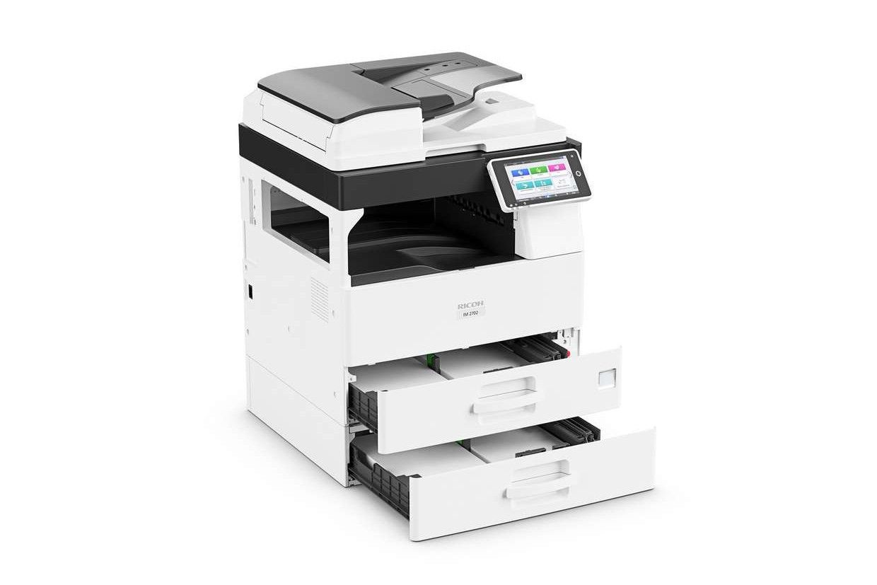 Ấn tượng ban đầu về máy Ricoh IM 2702: Gọn gàng, mạnh mẽ và thân thiện với người dùng