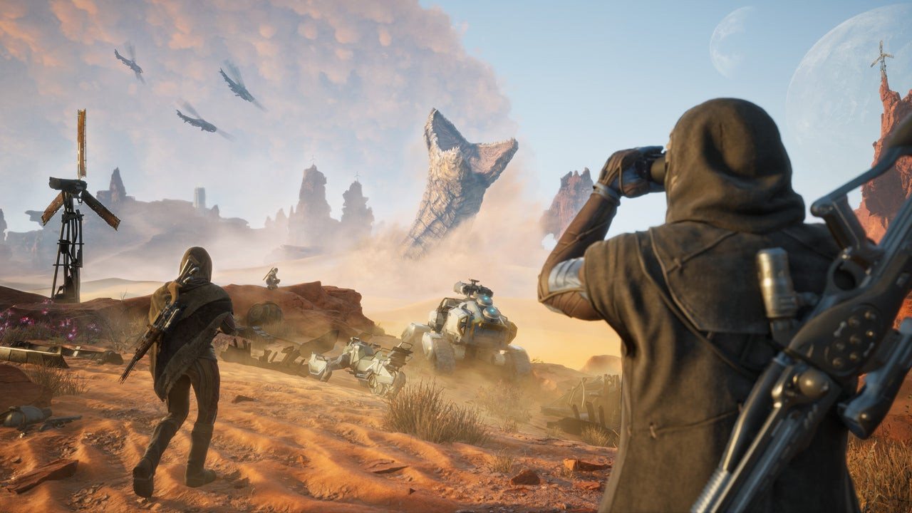 Arrakis trong Dune: Awakening thực sự rộng lớn và gây ấn tượng với độ vertical cao