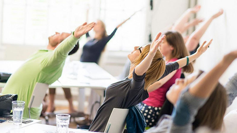 Nếu có thể, sử dụng ghế công thái học hoặc bàn nâng hạ sẽ giúp duy trì sự tỉnh táo lâu hơn.