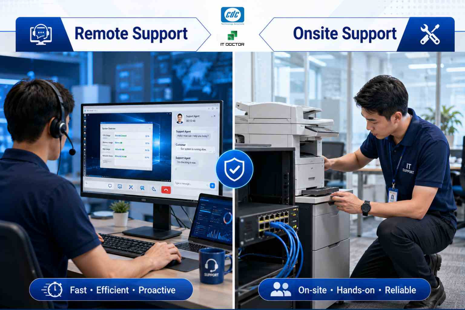 Vận hành hỗ trợ chủ động và xử lý sự cố