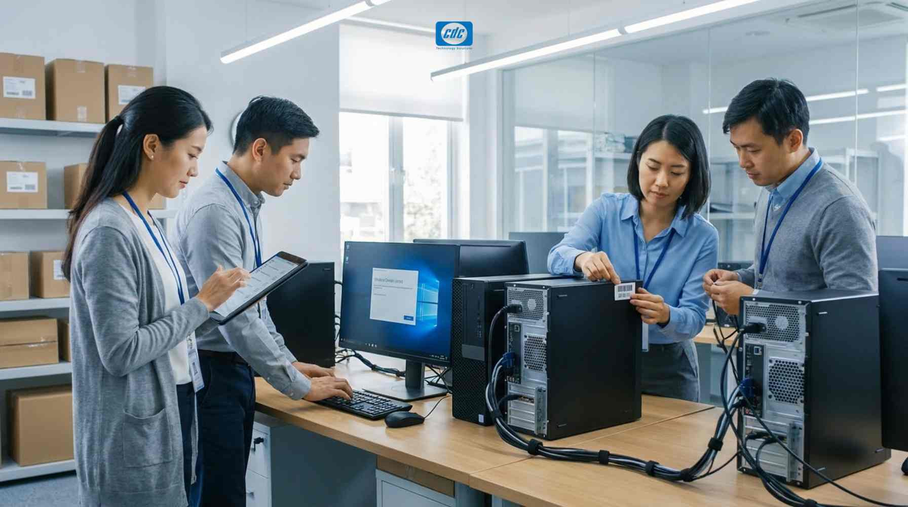 Pilot trước khi triển khai toàn bộ lô PC