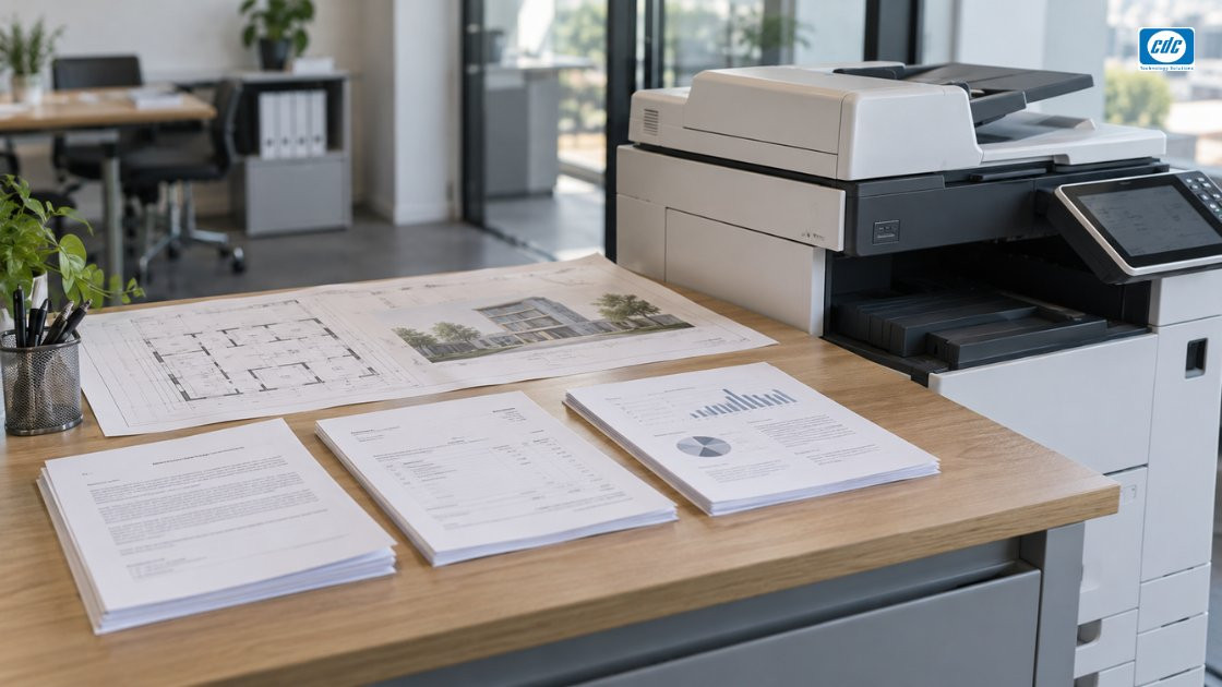 Xác định sản lượng in và photocopy thực tế