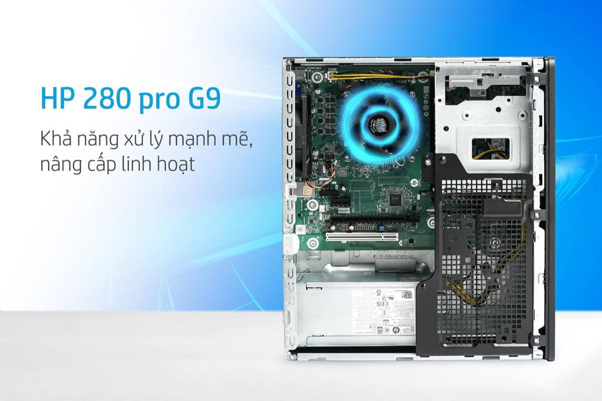 Trung tâm sức mạnh của HP Pro Tower 280 G9 là bộ vi xử lý Intel Core i5-13500