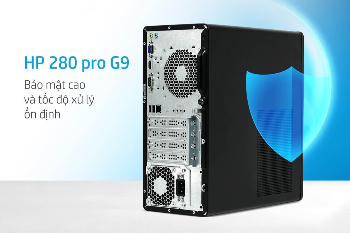 HP Pro Tower 280 G9 9H1S2PT là dòng máy tính để bàn được thiết kế để đáp ứng nhu cầu làm việc ổn định, hiệu suất cao và khả năng mở rộng linh hoạt