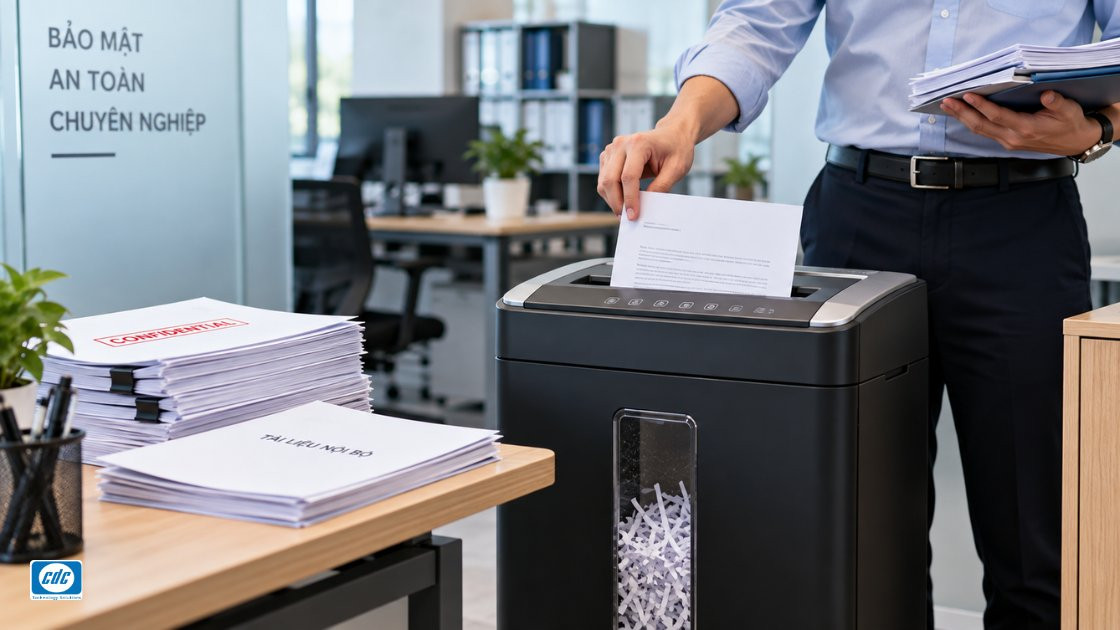 Chọn cấp bảo mật và kiểu cắt