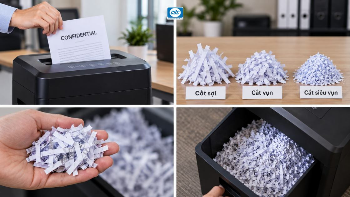 Cắt sợi, cắt vụn, cắt siêu vụn