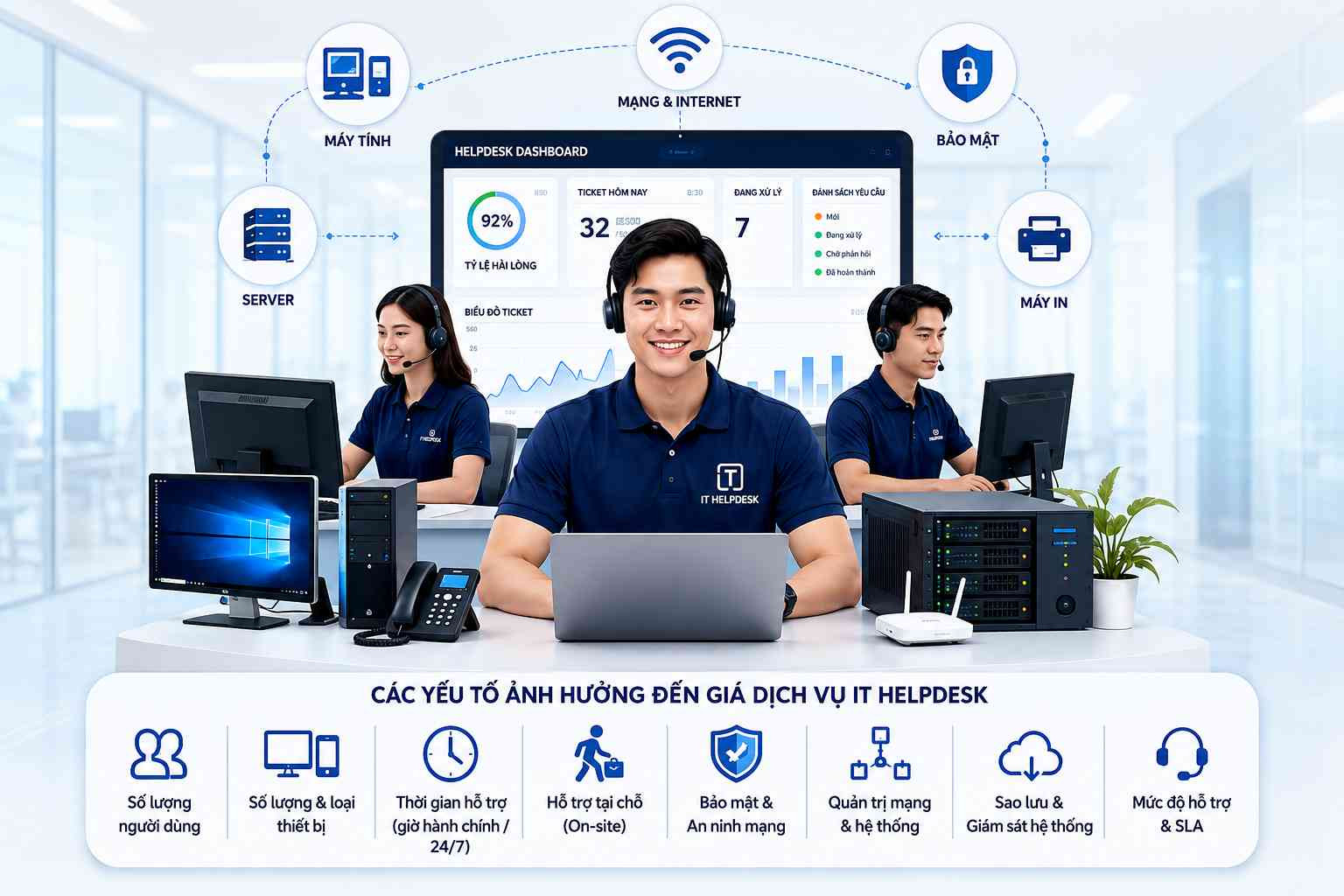 Lầm tưởng phổ biến: Giá dịch vụ IT Helpdesk là một con số cố định
