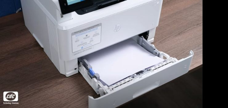 HP LaserJet Pro 400 MFP M4103fdn có khay ADF hỗ trợ nạp giấy tự động, tiết kiệm thời gian.