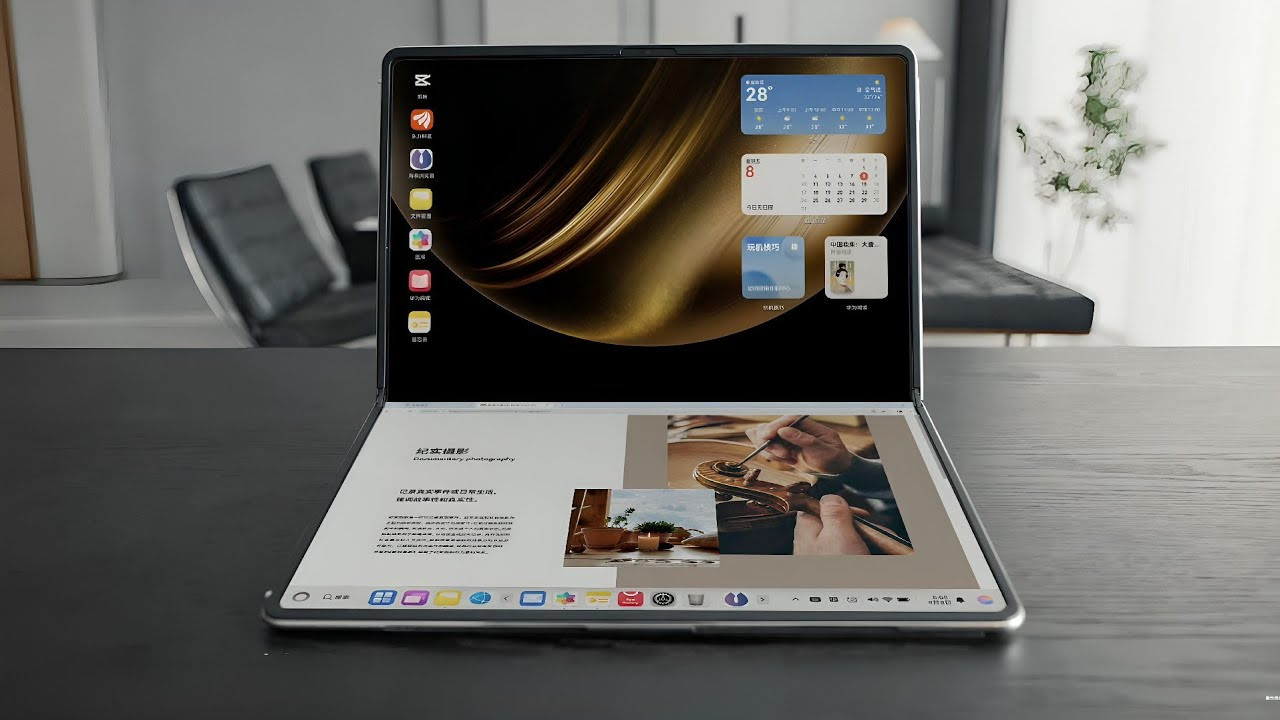 Matebook Fold có cấu hình mạnh mẽ, thiết kế hoàn thiện đến từng chi tiết