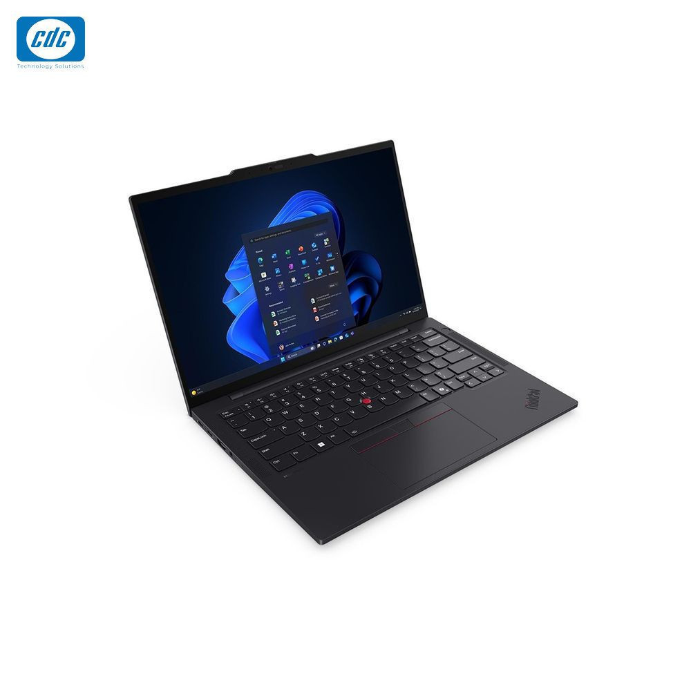 Thiết kế 14 inch, nặng 1.46kg giúp Laptop Lenovo ThinkPad T14 Gen 6 đủ gọn để mang đi họp, làm việc linh hoạt và triển khai cho nhân sự doanh nghiệp thường xuyên di chuyển.