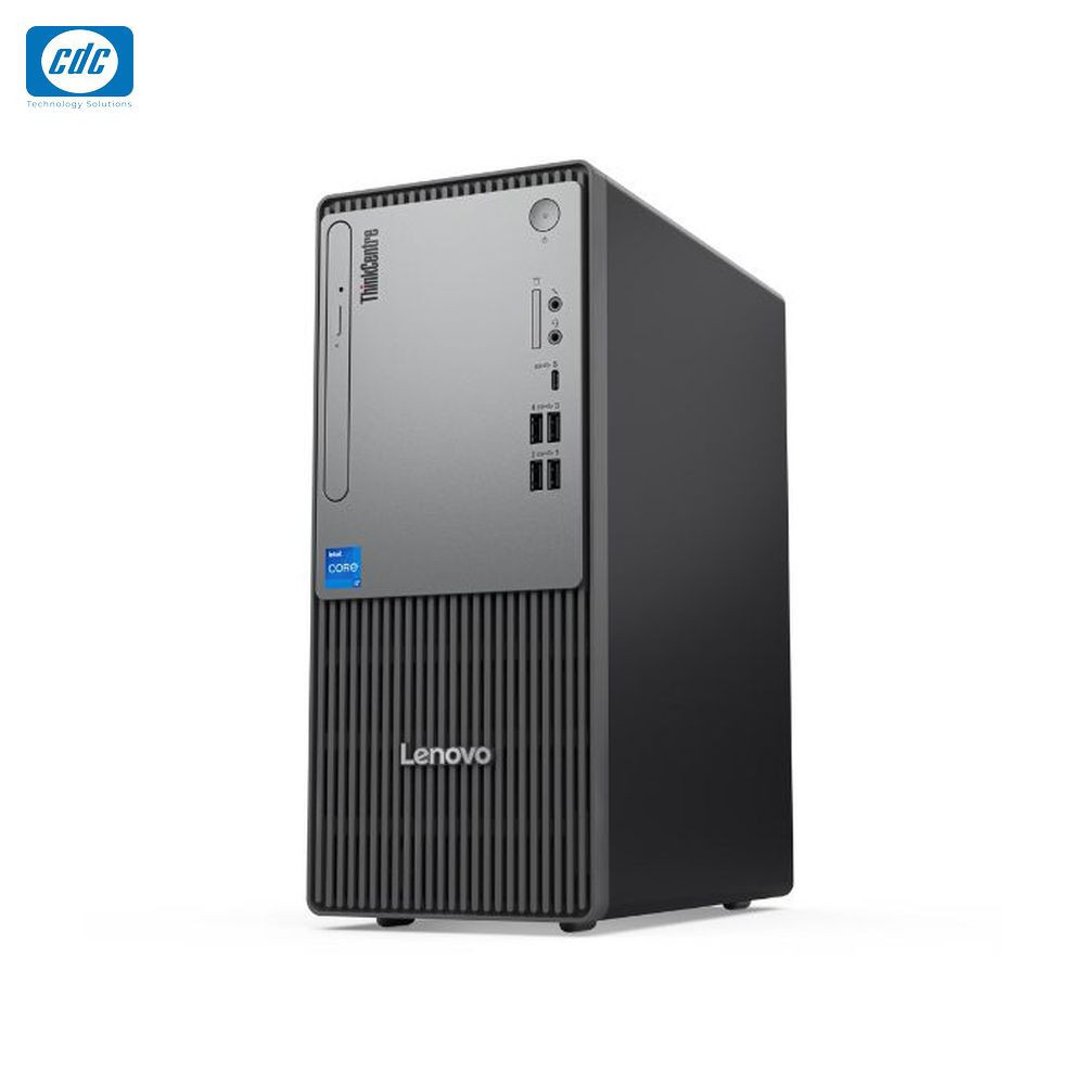 Lenovo ThinkCentre neo 50t Gen 6 13BB0007VA dễ bố trí dưới bàn hoặc cạnh bàn làm việc, phù hợp cho các vị trí cố định trong văn phòng và thuận tiện hơn khi cần kiểm tra, bảo trì hoặc nâng cấp linh kiện.