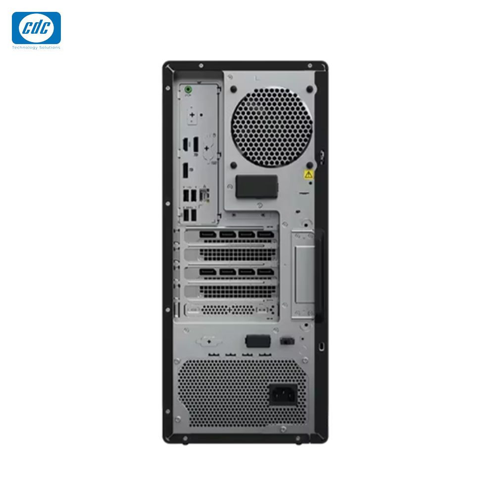 Lenovo ThinkStation P3 Tower Gen 2 gồm USB-C 20Gbps, nhiều cổng USB-A 5Gbps/10Gbps/USB 2.0, HDMI 2.1, 2 x DisplayPort 1.4, GbE RJ-45, jack tai nghe/micro, microphone và line-out, giúp doanh nghiệp dễ kết nối màn hình rời, mạng dây, bàn phím, chuột, ổ cứng ngoài, thiết bị âm thanh và các thiết bị ngoại vi chuyên môn.
