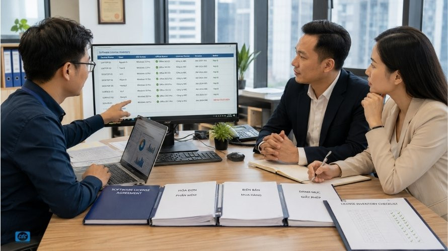 Bối cảnh pháp lý về bản quyền phần mềm Windows Office cho doanh nghiệp