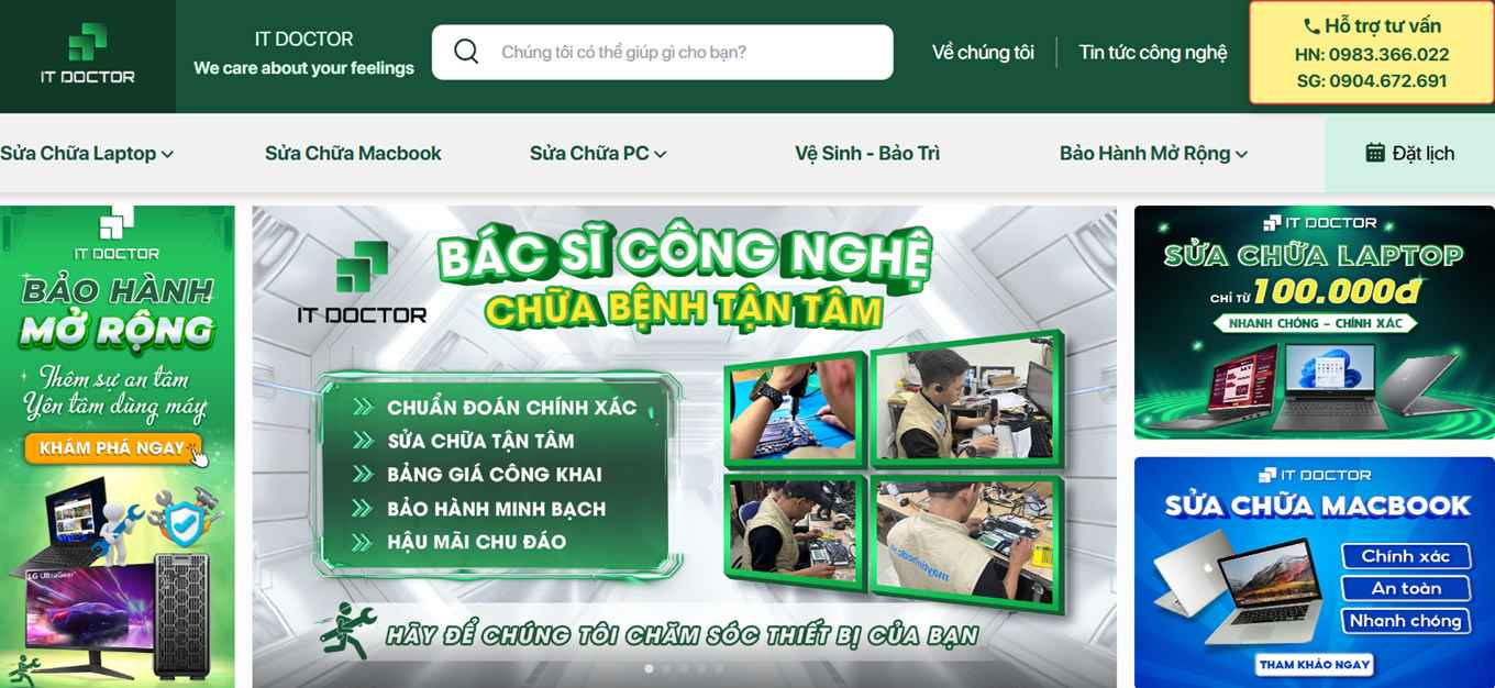 IT Doctor Repair: Giải pháp sửa chữa phần cứng minh bạch từ CDC