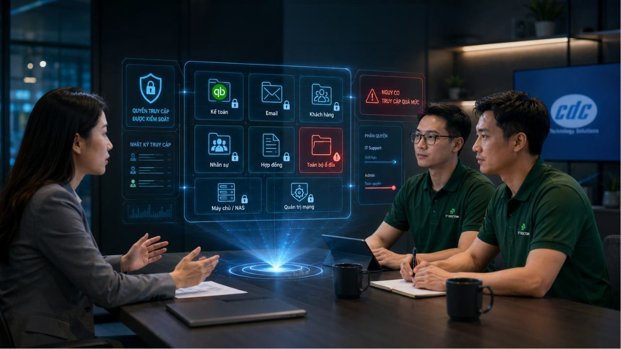 Rủi ro 1: Rò rỉ dữ liệu kinh doanh và tài chính nhạy cảm