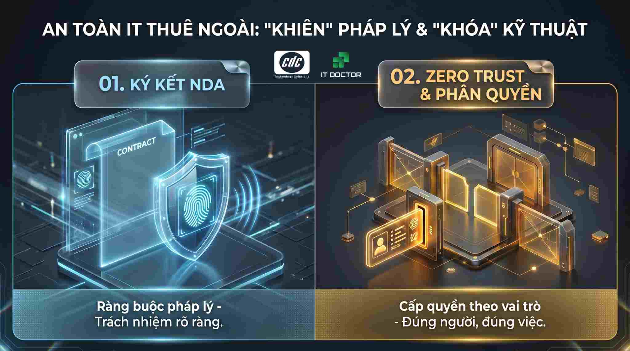 Tiêu chuẩn NDA và phân quyền