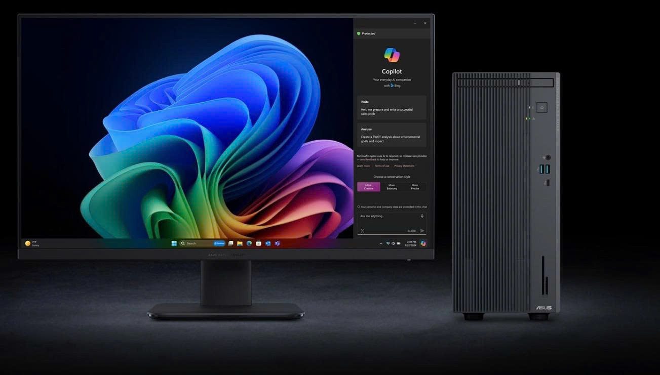 Asus ExpertCenter P500MV cho phản hồi nhanh, đa nhiệm mượt